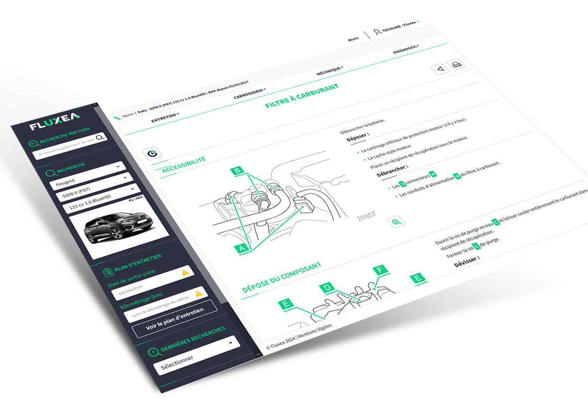 Logiciel de diagnostic automobile pour professionnel