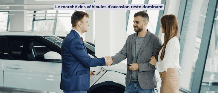 Le marché des véhicules d'occasion reste dominant en mai 2026.